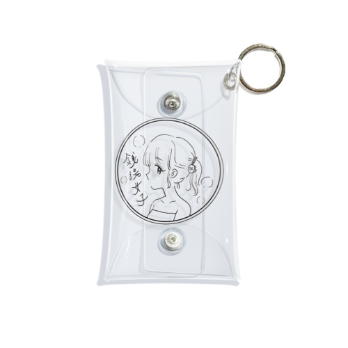 銭湯女子　ミニクリアマルチケース Mini Clear Multipurpose Case