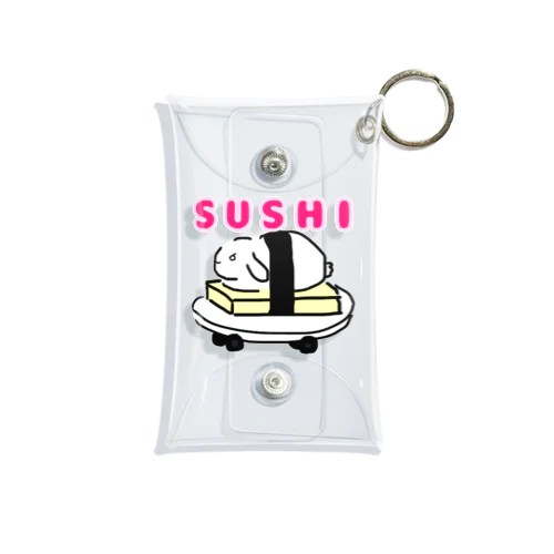 SUSHIうさぎ Mini Clear Multipurpose Case