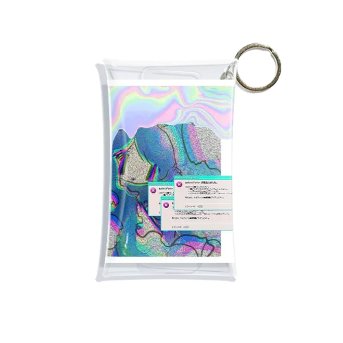 Vaporwaveちぁ！ Mini Clear Multipurpose Case