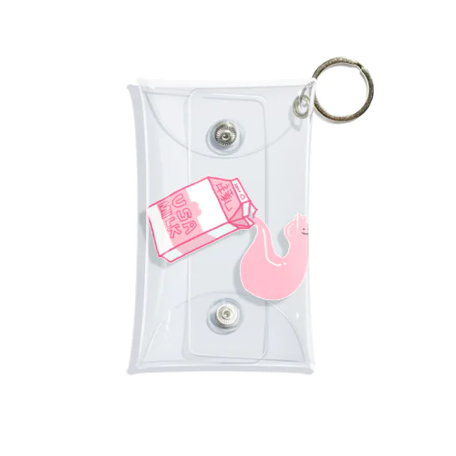 うさこ牛乳 Mini Clear Multipurpose Case