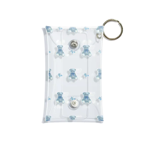 Teddy (Blue) Mini Clear Multipurpose Case