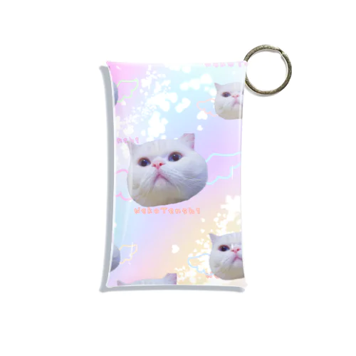 夢カワイイねこ天使（大群） Mini Clear Multipurpose Case