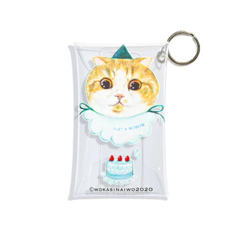 ケーキ食べたいにゃ Mini Clear Multipurpose Case