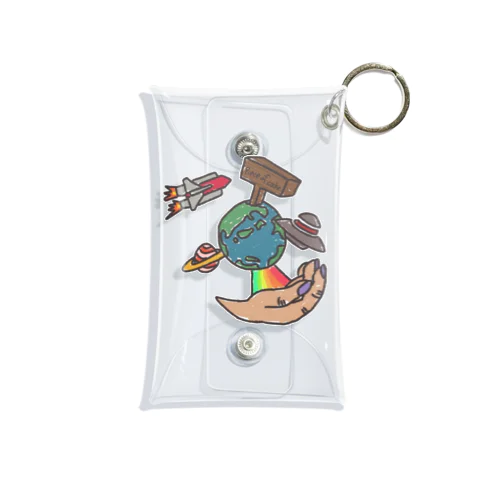 世界はあなたの手の中に。~ The world is in your hands~ Mini Clear Multipurpose Case