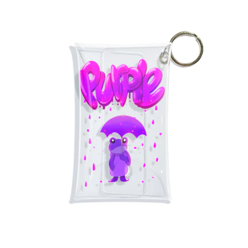 Purple rain パープルレイン 172 Mini Clear Multipurpose Case