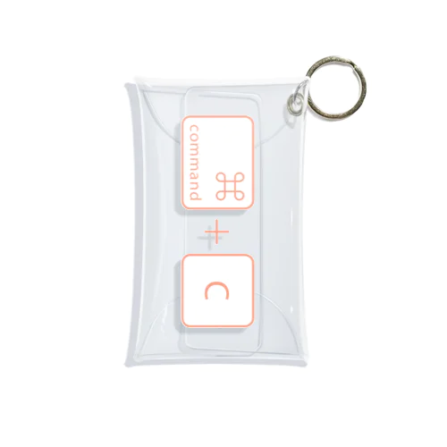 command+C Mini Clear Multipurpose Case