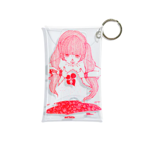 大胆不敵girl Mini Clear Multipurpose Case