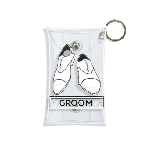 ペア(GROOM)シューズ_ホワイト Mini Clear Multipurpose Case