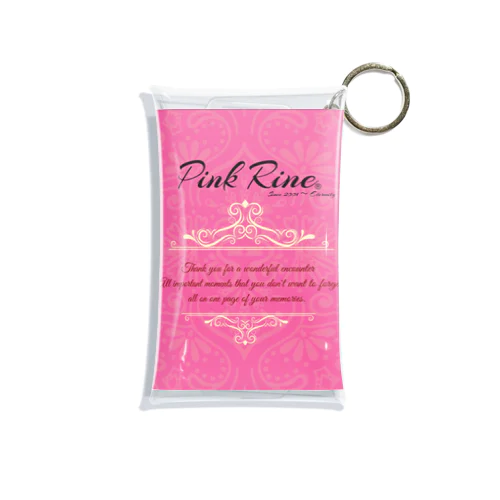 【Pink Rine】オリジナル ミニクリアマルチケース