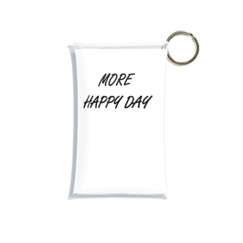 MORE HAPPY DAY Mini Clear Multipurpose Case