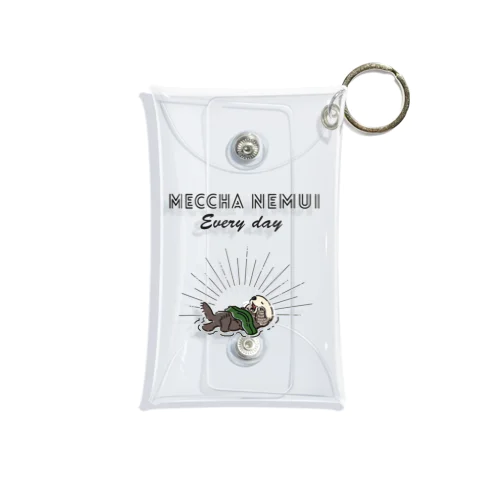 MECCHA NEMUI らっこ Mini Clear Multipurpose Case