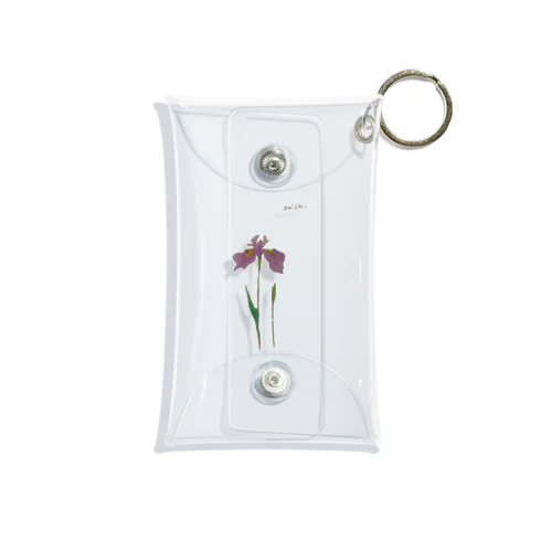 みずみずしいいきもの〈ハナショウブ〉 Mini Clear Multipurpose Case