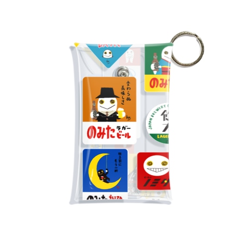のみたのホーロー看板風 Mini Clear Multipurpose Case
