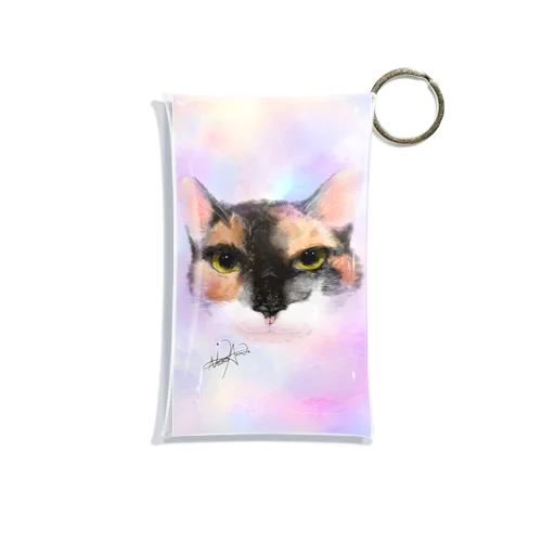 三毛猫hime Mini Clear Multipurpose Case