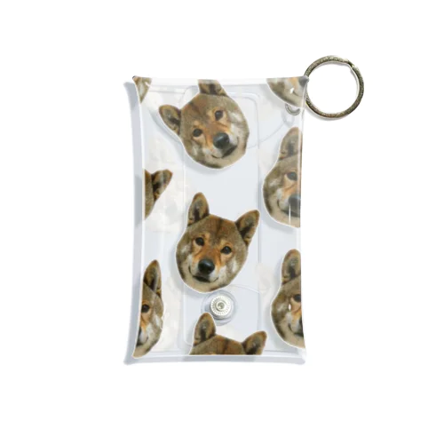 柴犬・陸 Mini Clear Multipurpose Case