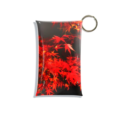 autumn leaves Mini Clear Multipurpose Case