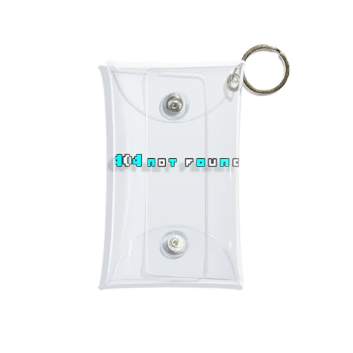 404 not found Mini Clear Multipurpose Case