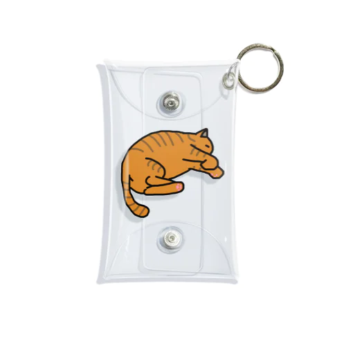 すやすや猫 Mini Clear Multipurpose Case