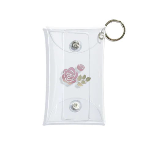 クリアケース*薔薇 Mini Clear Multipurpose Case