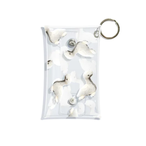 BABY NESSIE　ぬいぐるみプリント Mini Clear Multipurpose Case