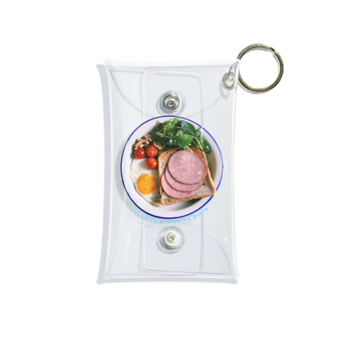 SATURDAY MORNING PLATE  Mini Clear Multipurpose Case