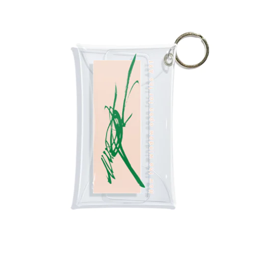 馬 uma-running-coralback design Mini Clear Multipurpose Case