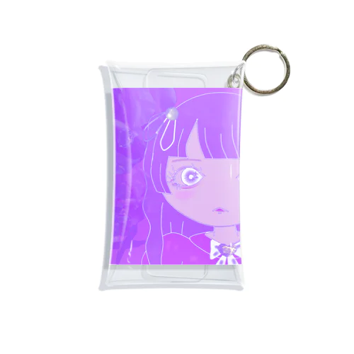 Portrait No.xxx  BLUEBERRY Mini Clear Multipurpose Case