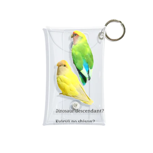 恐竜の子孫？　コザクラインコ Mini Clear Multipurpose Case