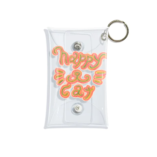 happy cat Mini Clear Multipurpose Case