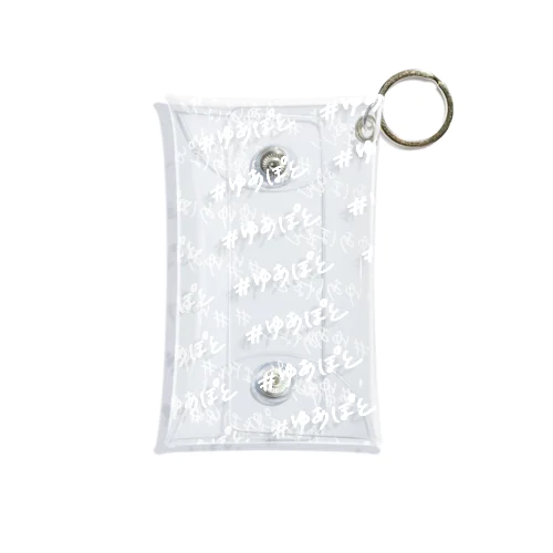 ハッシュタグ クリアケース（WHITE） Mini Clear Multipurpose Case