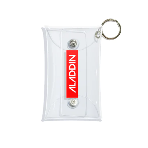 ALADDIN RED LOGO+ Mini Clear Multipurpose Case