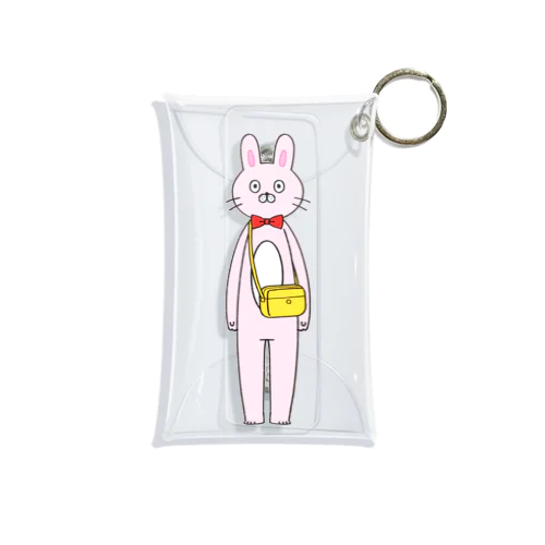 うさぎの中瀬さん（全身） Mini Clear Multipurpose Case