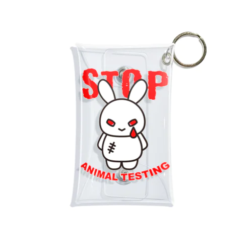 Stop Animal Testing ミニクリアマルチケース