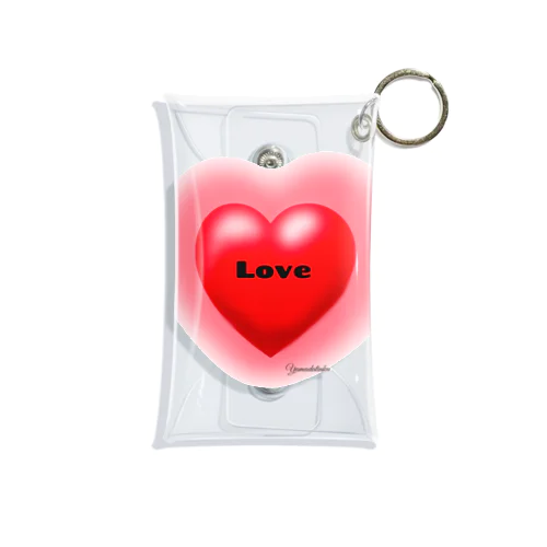 Love💘LOVEハート Mini Clear Multipurpose Case