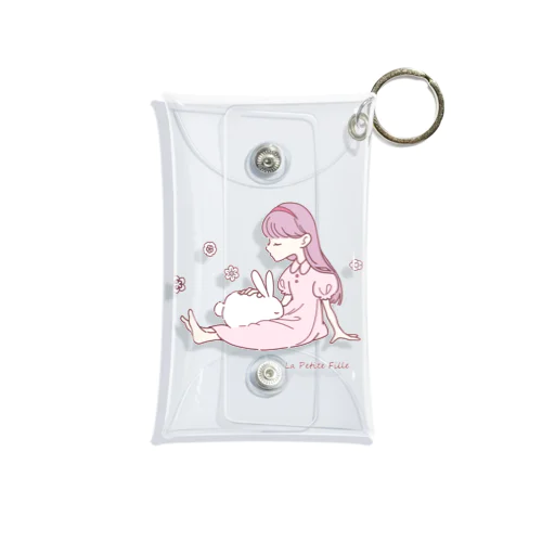 少女とうさぎ Mini Clear Multipurpose Case