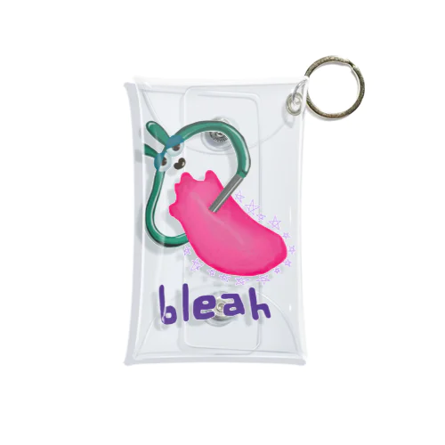 bleah👅 Mini Clear Multipurpose Case