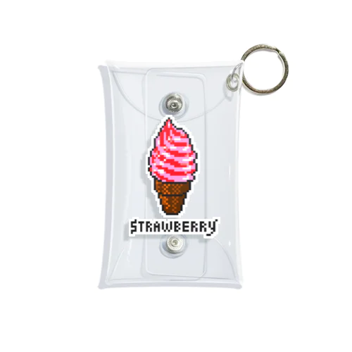 Strawberry Mini Clear Multipurpose Case
