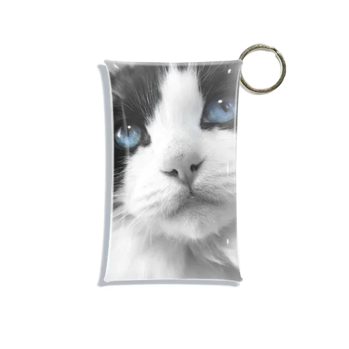 Mimi-blue eyes  Mini Clear Multipurpose Case