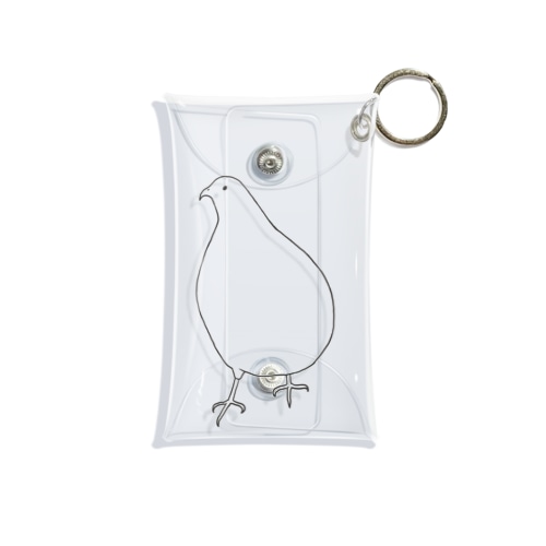 うずらさん Mini Clear Multipurpose Case