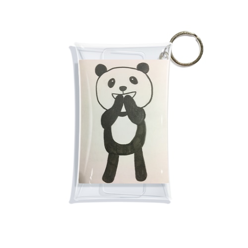 うふふなパンダ Mini Clear Multipurpose Case