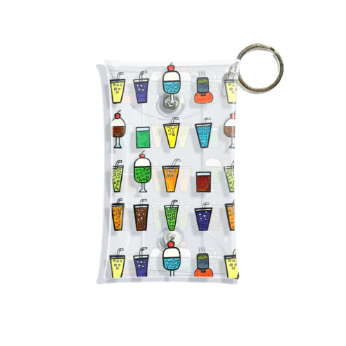 清水敬太　「カフェに入ったら」 Mini Clear Multipurpose Case