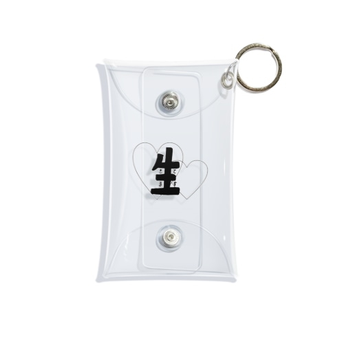 生きてます Mini Clear Multipurpose Case