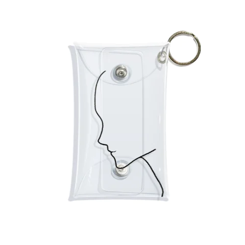 横顔さん Mini Clear Multipurpose Case