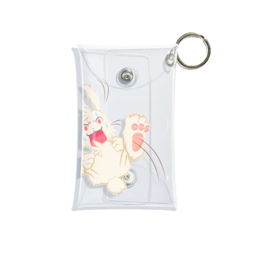 兎丸うさまる：しろうさぎ ウサギ Mini Clear Multipurpose Case