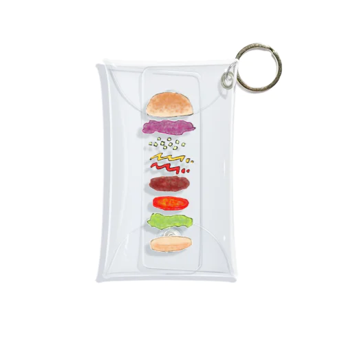 ハンバーガー Mini Clear Multipurpose Case