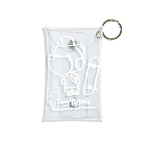 【Tsugihagee's】Kumagoroo Mini Clear Multipurpose Case