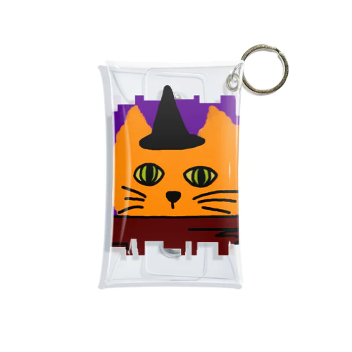 ハロウィンねこ Mini Clear Multipurpose Case