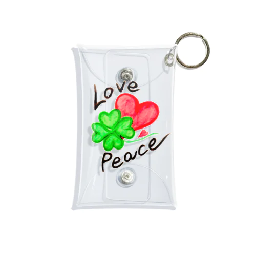 Love&Peace Mini Clear Multipurpose Case