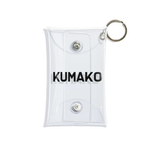 KUMAKO BLACK Mini Clear Multipurpose Case