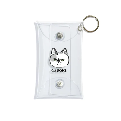 お猫様01 Mini Clear Multipurpose Case